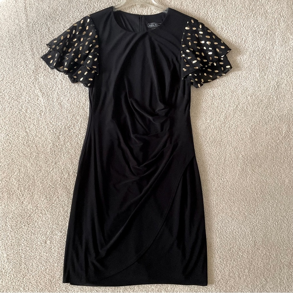 Jessica Howard Black Cocktail Dress, 12